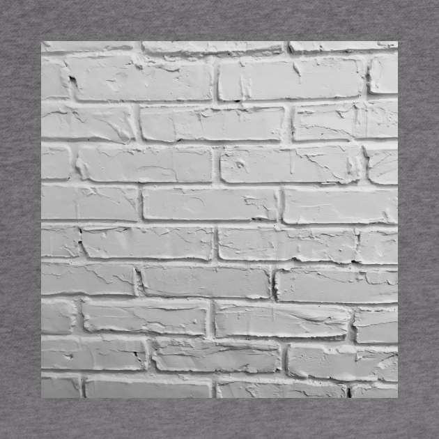 White brick wall by BlackWhiteBeige